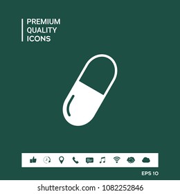Pill icon symbol