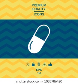 Pill icon symbol