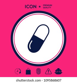 Pill icon symbol