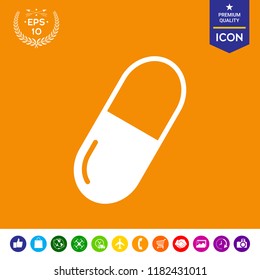 Pill icon symbol