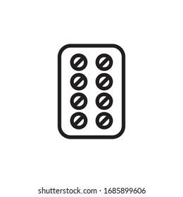 Pill Icon In Trendy  Design Vector Eps 10