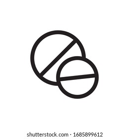 Pill Icon In Trendy  Design Vector Eps 10