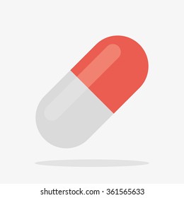 Pill Icon in Vector