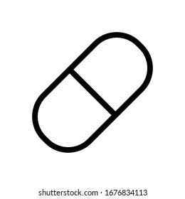 Pill icon vector design template