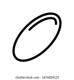 Plantilla de diseño vectorial de icono de Píldora