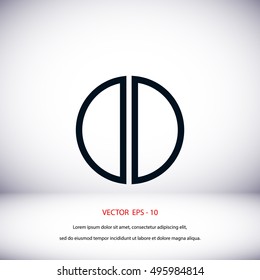 pill icon vector, flat design best vector icon