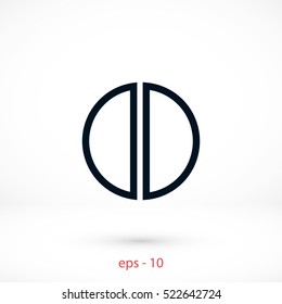 pill icon vector, flat design best vector icon
