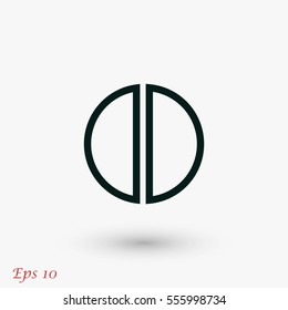 pill icon vector, flat design best vector icon