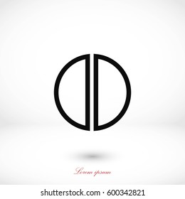 pill icon vector, flat design best vector icon