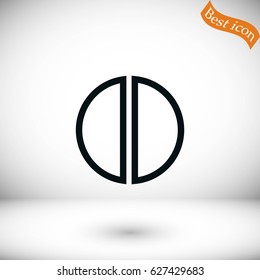pill icon vector, flat design best vector icon