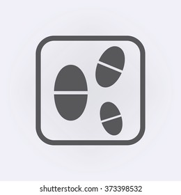 Pill Icon . Vector illustration