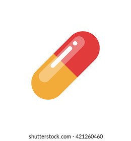 pill icon. vector illustration