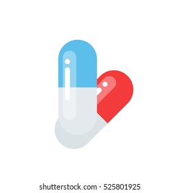 pill icon. vector illustration
