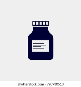 pill icon, Vector illustration.