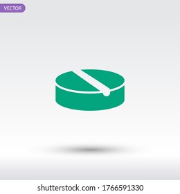 Pill Icon. Vector illustration EPS 10.