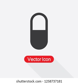 Pill Icon Vector Illustration Eps10