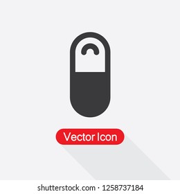 Pill Icon Vector Illustration Eps10