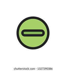 Pill Icon Vector Illustration in Filled Style for Any Purpose