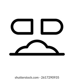 Pill Icon Vector Symbol Design Illustration