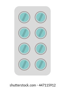 pill isolated icon design, vector illustration  graphic 