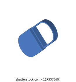 Pill isometric left top view 3D icon