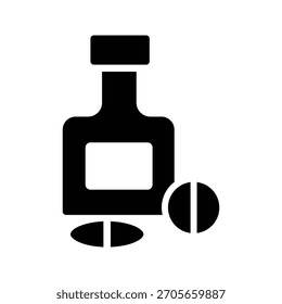 Tablette Glas Symbol Illustration Vektor Design Vorlage
