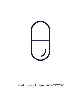 pill line icon