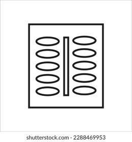 pill line new vector icon
