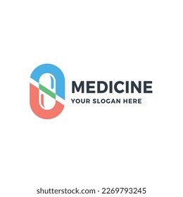 Pill Logo Color Icon Illustration