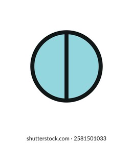 Pill medical icon is a simple vector illustration of a capsule and tablet, perfect for representing medication, pharmacy, and healthcare applications.