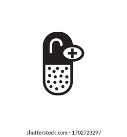 Pill Medical Icon Vector Illustration