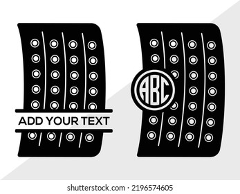 Pill Monogram SVG Printable Vector Illustration