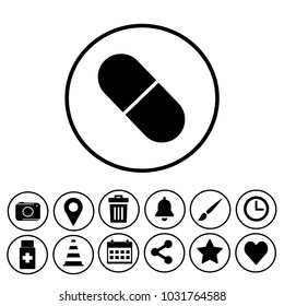 pill sign icon
