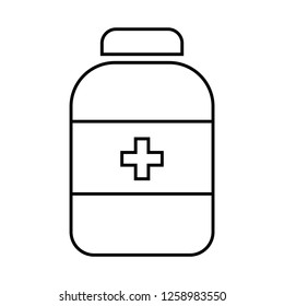 Pill storage area