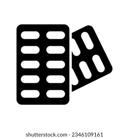 
Pill Strip icon Pill Strip vector illustration, web symbol on white background - editable vector
