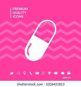 Pill symbol icon