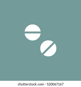 pill, tablet, medicine icon illustration vector illustration, can be used for mobile and web design