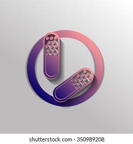 pill tablet sign. symbol of medicine and health. icon pills and tablets .