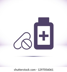 Pill Vector icon