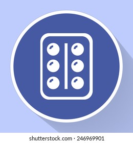 Pill vector icon