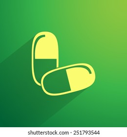 Pill vector icon