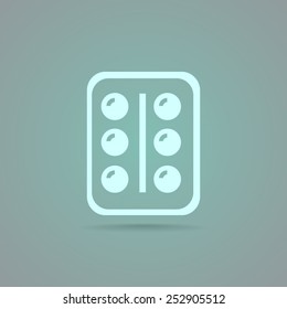 Pill vector icon