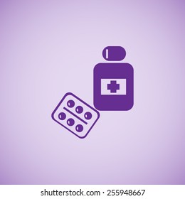 Pill vector icon