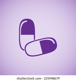 Pill vector icon