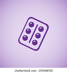 Pill vector icon