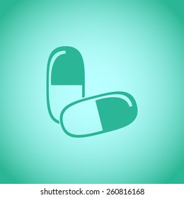 Pill vector icon