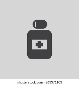 Pill vector icon 