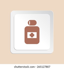 Pill vector icon 