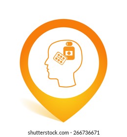 Pill vector icon 