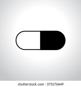 Pill vector icon